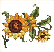 Tournesol Conception Cross-Stitch